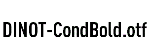 DINOT-CondBold.otf字体下载