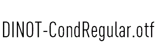 DINOT-CondRegular.otf字体下载