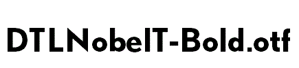DTLNobelT-Bold.otf字体下载