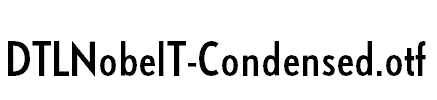 DTLNobelT-Condensed.otf字体下载