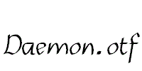 Daemon.otf字体下载