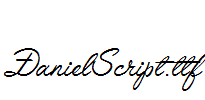 DanielScript.otf字体下载