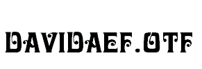 DavidaEF.otf字体下载