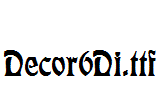 Decor6Di.ttf字体下载