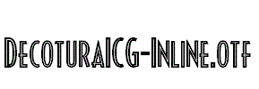 DecoturaICG-Inline.otf字体下载