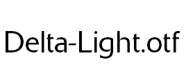 Delta-Light.otf字体下载