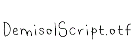 DemisolScript.otf字体下载