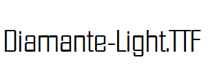 Diamante-Light.otf字体下载