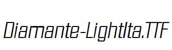 Diamante-LightIta.otf字体下载