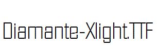 Diamante-Xlight.otf字体下载