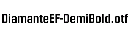 DiamanteEF-DemiBold.otf字体下载