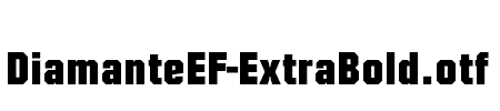 DiamanteEF-ExtraBold.otf字体下载