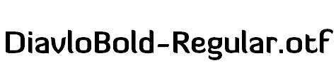 DiavloBold-Regular.otf字体下载