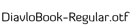 DiavloBook-Regular.otf字体下载