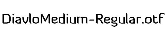 DiavloMedium-Regular.otf字体下载