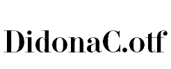 DidonaC.otf字体下载