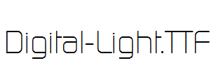Digital-Light.otf字体下载