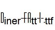 Diner-Fatt-1-.ttf字体下载