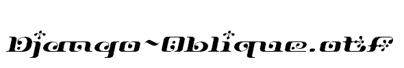Django-Oblique.otf字体下载
