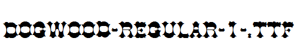 Dogwood-Regular-1-.ttf字体下载