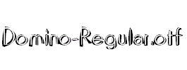 Domino-Regular.otf字体下载