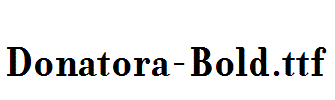 Donatora-Bold.otf字体下载