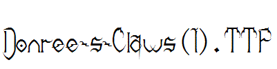 Donree-s-Claws(1).ttf字体下载