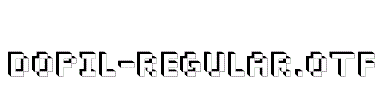 Dopil-Regular.otf字体下载