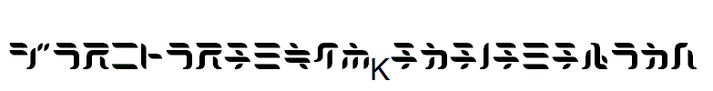 Dorisorange-Katakana.otf字体下载