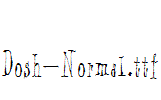 Dosh-Normal.otf字体下载