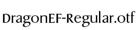 DragonEF-Regular.otf字体下载