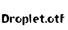 Droplet.otf字体下载