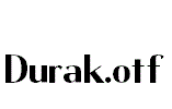 Durak.otf字体下载