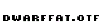 DwarfFat.otf字体下载