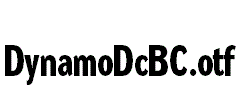 DynamoDcBC.otf字体下载