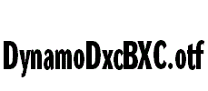DynamoDxcBXC.otf字体下载