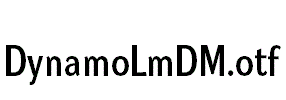 DynamoLmDM.otf字体下载