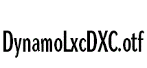 DynamoLxcDXC.otf字体下载