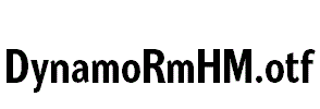 DynamoRmHM.otf字体下载