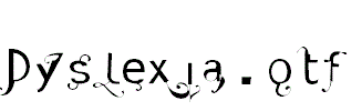 Dyslexia.otf字体下载
