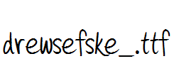 drewsefske_.ttf字体下载
