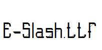 E-Slash.ttf字体下载