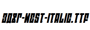 EAST-west-Italic.ttf字体下载
