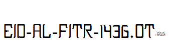 EID-AL-FITR-1.otf字体下载