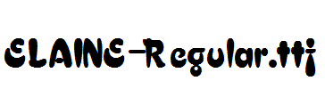 ELAINE-Regular.ttf字体下载