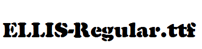 ELLIS-Regular.ttf字体下载