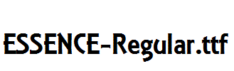 ESSENCE-Regular.ttf字体下载