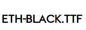 ETH-Black.ttf字体下载