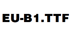EU-B1.ttf字体下载