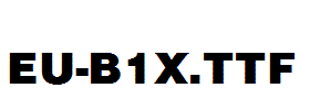 EU-B1X.ttf字体下载